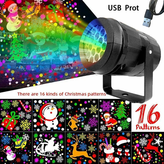 Christmas Window Projector LED