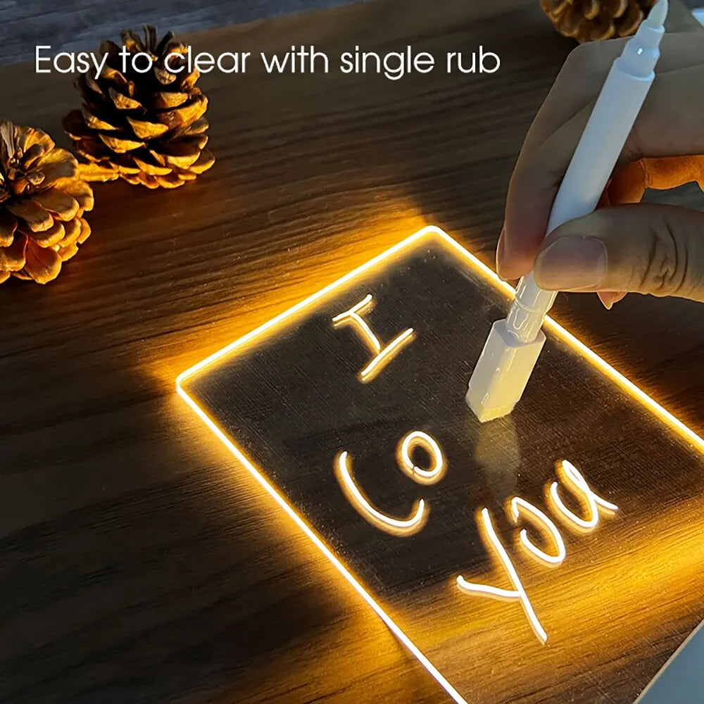 Note Board Creative Led Night Light USB