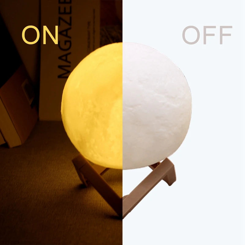 8cm Moon Lamp LED